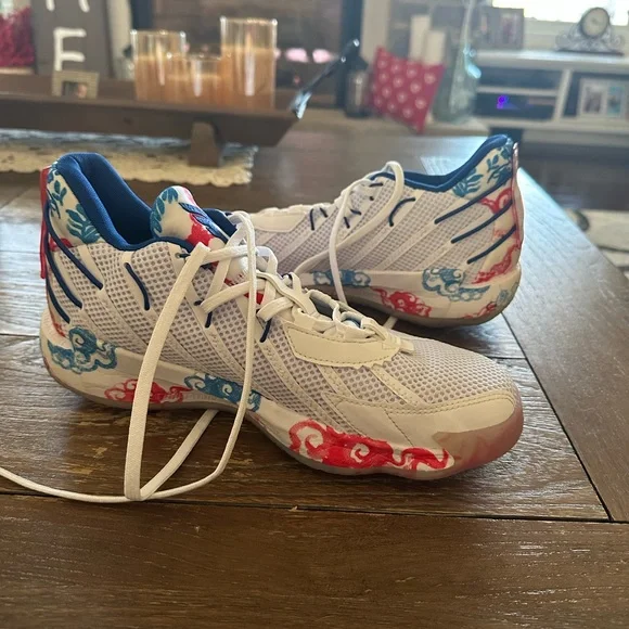 Adidas Men’s Dame 7 GCA “Fine China” Basketball Shoes - Picture 2 of 6